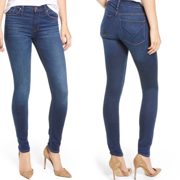 Hudson NICO Midrise Super Skinny Ankle Jean SZ 32